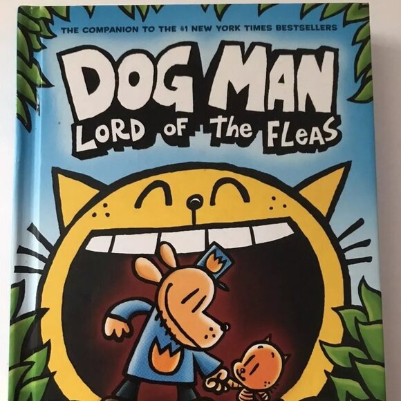 Lot of 2 Graphic Novel Comic Books : Dog Man, Lord of the Fleas by Dav Pilkey - Picture 4 of 5